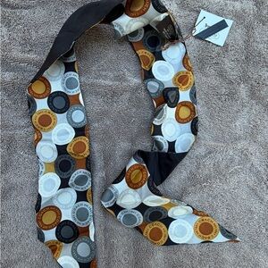 Coach Multicolor Circle Pattern Bag Scarf